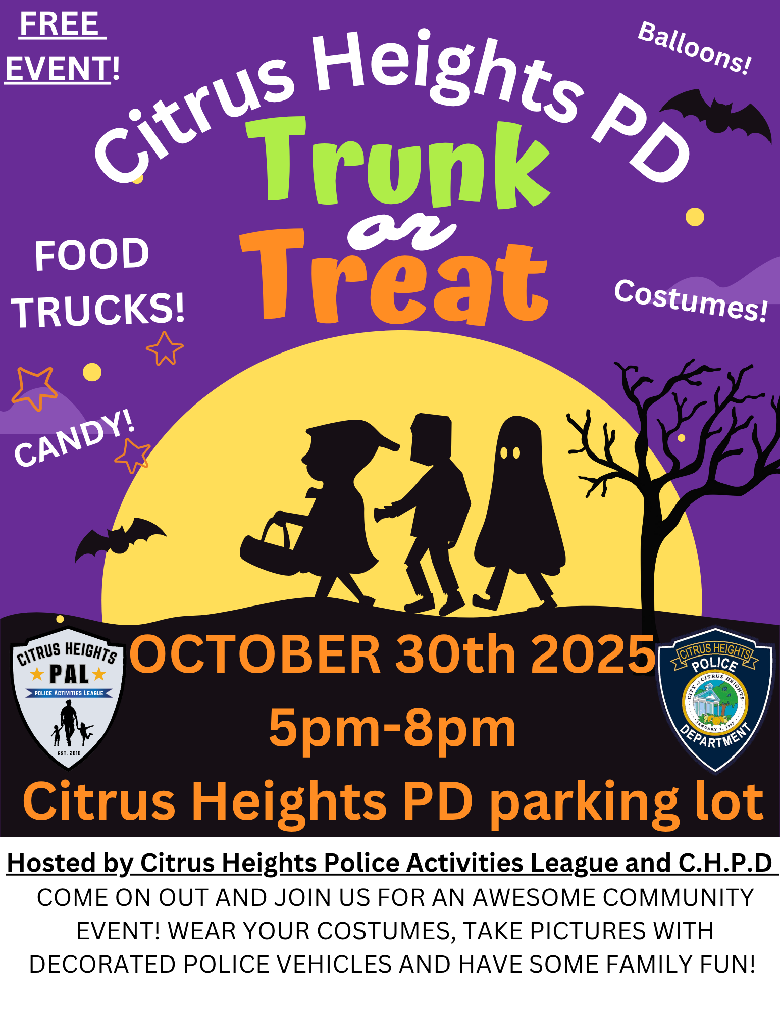 OCTOBER 24th 2024 5pm-8pm Citrus Heights PD Parking lot (1) OCTOBER 24th 2024 5pm-8pm Citrus Heights PD Parking lot (1)